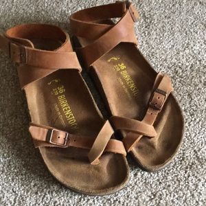 Birkenstock Yara Sandals Antique Brown